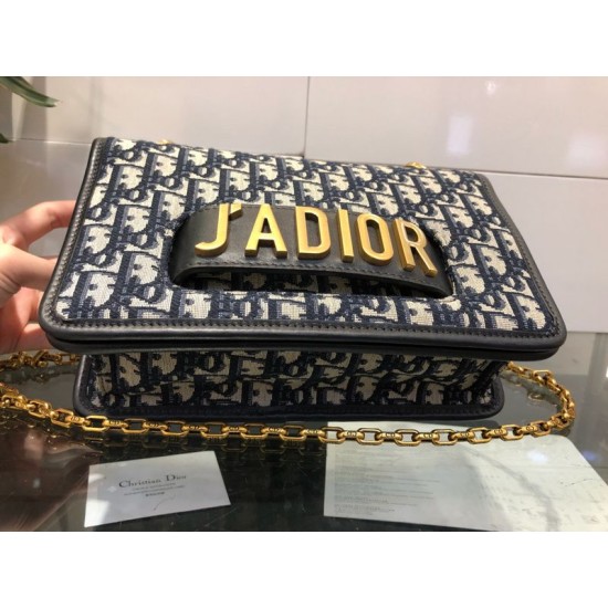 Replica Christian Dior Evolution J'ADIOR Flap Bag M9000 Blue Replica Christian Dior Evolution J'ADIOR Flap Bag M9000 Blue