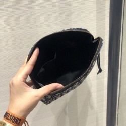 Fake Christian Dior Oblique Clutch Bag Replica