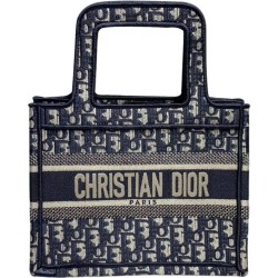 Replica Christian Dior Mini Book Tote Bag Dark Blue