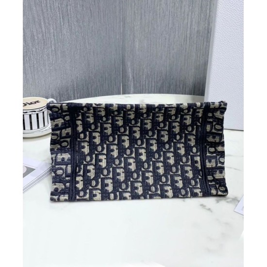 Replica Christian Dior Mini Book Tote Bag Dark Blue