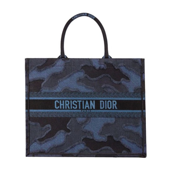 Replica Christian Dior Book Tote Camouflage Embroidered Canvas Bag Replica Christian Dior Book Tote Camouflage Embroidered Canvas Bag