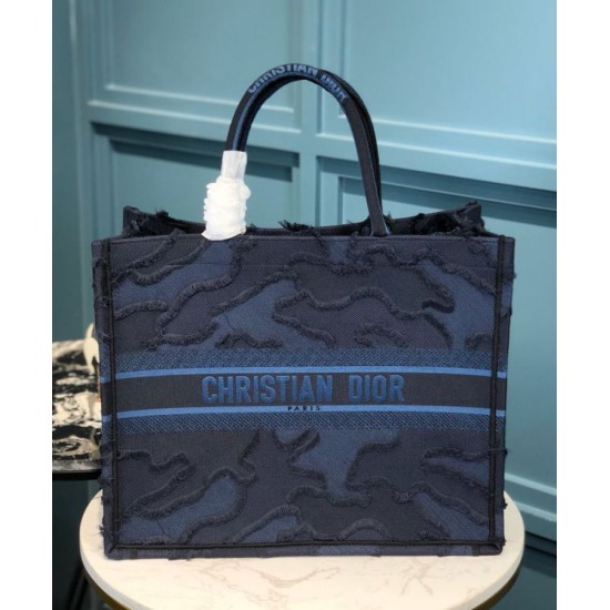 Replica Christian Dior Book Tote Camouflage Embroidered Canvas Bag Replica Christian Dior Book Tote Camouflage Embroidered Canvas Bag
