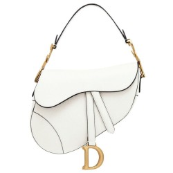 Fake Christian Dior Saddle Bag M0446 White Replica