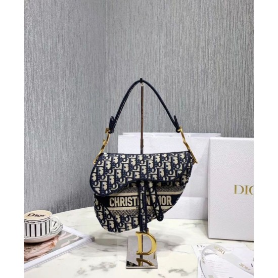 Replica Christian Dior Saddle Original Oblique Embroidered Canvas Bag Dark Blue Replica Christian Dior Saddle Original Oblique Embroidered Canvas Bag Dark Blue