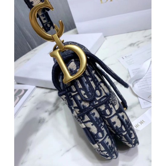 Replica Christian Dior Saddle Original Oblique Embroidered Canvas Bag Dark Blue Replica Christian Dior Saddle Original Oblique Embroidered Canvas Bag Dark Blue