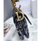 Replica Christian Dior Saddle Original Oblique Embroidered Canvas Bag Dark Blue Replica Christian Dior Saddle Original Oblique Embroidered Canvas Bag Dark Blue