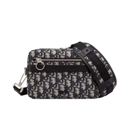 Replica Christian Dior Safari Dior Oblique Messenger Bag Dark Blue Replica Christian Dior Safari Dior Oblique Messenger Bag Dark Blue