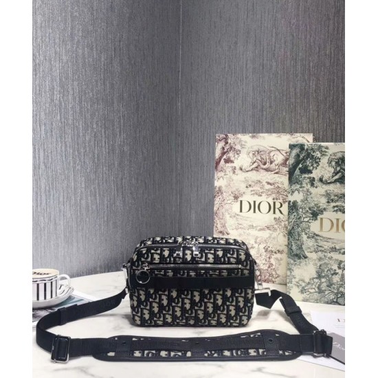 Replica Christian Dior Safari Dior Oblique Messenger Bag Dark Blue Replica Christian Dior Safari Dior Oblique Messenger Bag Dark Blue