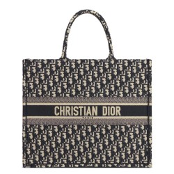 Replica Christian Dior Book Tote bag M1286 Dark Blue
