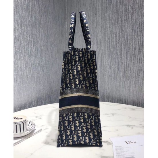 Replica Christian Dior Book Tote bag M1286 Dark Blue