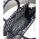 Replica Christian Dior Book Tote bag M1286 Dark Blue