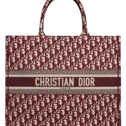 Fake Christian Dior Book Tote bag M1286 Red Replica