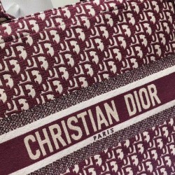 Fake Christian Dior Book Tote bag M1286 Red Replica