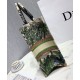 Fake Christian Dior Book Tote Bag In Embroidered Canvas Green Replica