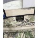 Fake Christian Dior Book Tote Bag In Embroidered Canvas Green Replica