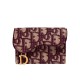 Replica Christian Dior Oblique Saddle Wallet Red Fake Christian Dior Oblique Saddle Wallet Red Replica