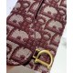 Replica Christian Dior Oblique Saddle Wallet Red Fake Christian Dior Oblique Saddle Wallet Red Replica