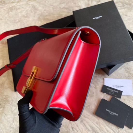 Replica YSL Saint Laurent Carre Satchel Bag Red Replica YSL Saint Laurent Carre Satchel Bag Red