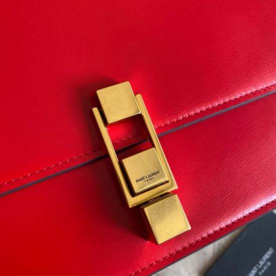 Replica YSL Saint Laurent Carre Satchel Bag Red Replica YSL Saint Laurent Carre Satchel Bag Red