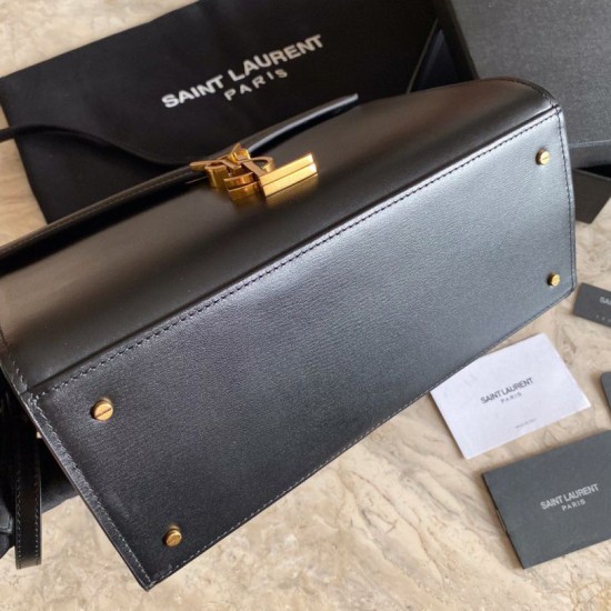 Replica YSL Saint Laurent Cassandra Medium Bag Black Fake YSL Saint Laurent Cassandra Medium Bag Black Replica