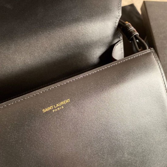 Replica YSL Saint Laurent Cassandra Medium Bag Black Fake YSL Saint Laurent Cassandra Medium Bag Black Replica