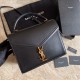Replica YSL Saint Laurent Cassandra Medium Bag Black Fake YSL Saint Laurent Cassandra Medium Bag Black Replica