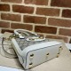 Replica Gucci Horsebit 1955 Mini Top Handle Bag 640716 Brown / White Replica Gucci Horsebit 1955 Mini Top Handle Bag 640716 Brown / White