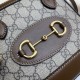 Replica Gucci Horsebit 1955 Mini Top Handle Bag 640716 Brown