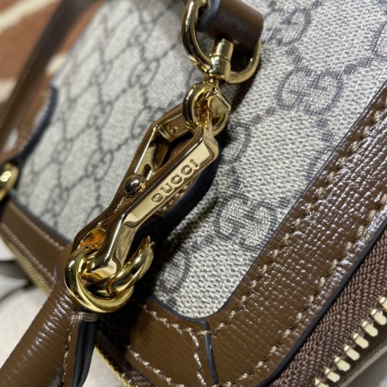 Replica Gucci Horsebit 1955 Mini Top Handle Bag 640716 Brown