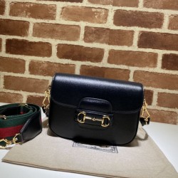 Replica Gucci Horsebit 1955 Mini Bag 658574 Black