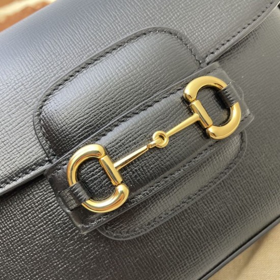 Replica Gucci Horsebit 1955 Mini Bag 658574 Black Replica Gucci Horsebit 1955 Mini Bag 658574 Black