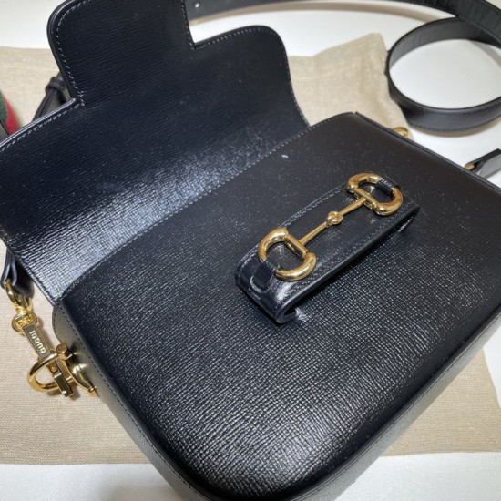 Replica Gucci Horsebit 1955 Mini Bag 658574 Black Replica Gucci Horsebit 1955 Mini Bag 658574 Black