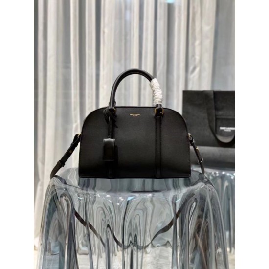 Fake YSL Saint Laurent Lock Baby Duffle Bag Black Replica Replica YSL Saint Laurent Lock Baby Duffle Bag Black
