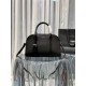 Fake YSL Saint Laurent Lock Baby Duffle Bag Black Replica Replica YSL Saint Laurent Lock Baby Duffle Bag Black