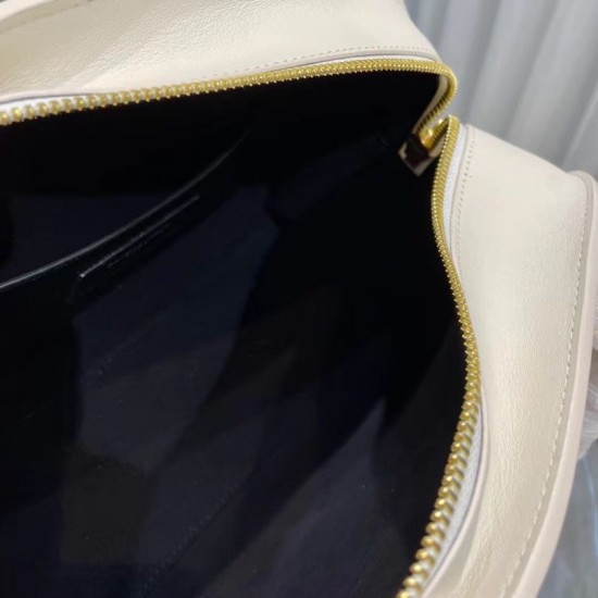 Replica YSL Saint Laurent Lock Baby Duffle Bag Beige Replica YSL Saint Laurent Lock Baby Duffle Bag Beige