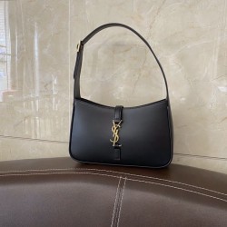 Replica YSL Saint Laurent hobo bag Black
