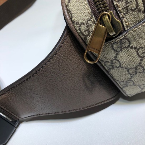 Replica Gucci Ophidia GG Belt Bag 574796 Brown Fake Gucci Ophidia GG Belt Bag 574796 Brown Replica