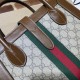 Replica Gucci Jackie 1961 Medium Tote Bag 649016 Brown