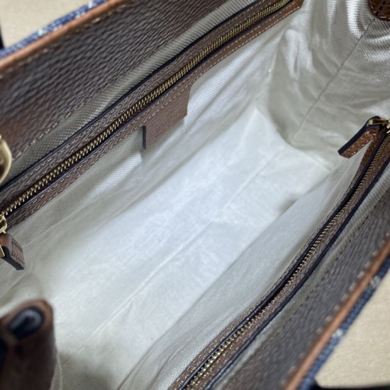 Replica Gucci Jackie 1961 Medium Tote Bag 649016 Brown Fake Gucci Jackie 1961 Medium Tote Bag 649016 Brown Replica