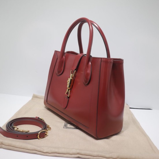 Replica Gucci Jackie 1961 Medium Tote Bag 649016 Red Replica Gucci Jackie 1961 Medium Tote Bag 649016 Red