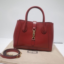 Replica Gucci Jackie 1961 Medium Tote Bag 649016 Red