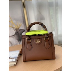 Replica Gucci Diana Mini Tote Bag ‎655661 Coffee