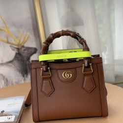 Replica Gucci Diana Mini Tote Bag ‎655661 Coffee
