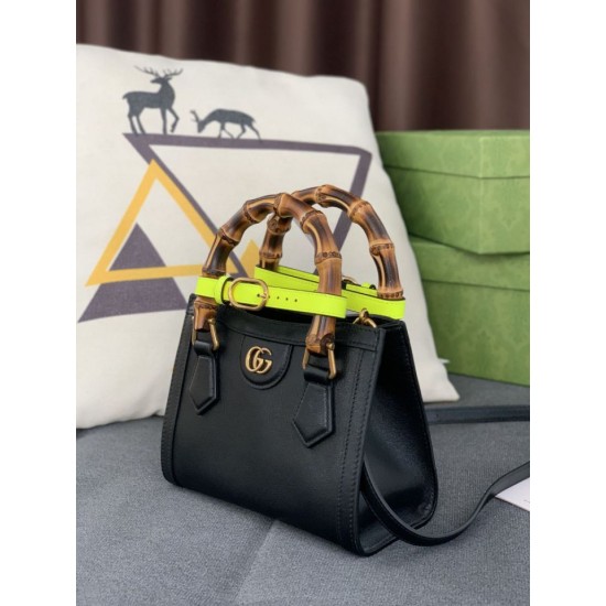 Replica Gucci Diana Mini Tote Bag 655661 Black Fake Gucci Diana Mini Tote Bag 655661 Black Replica