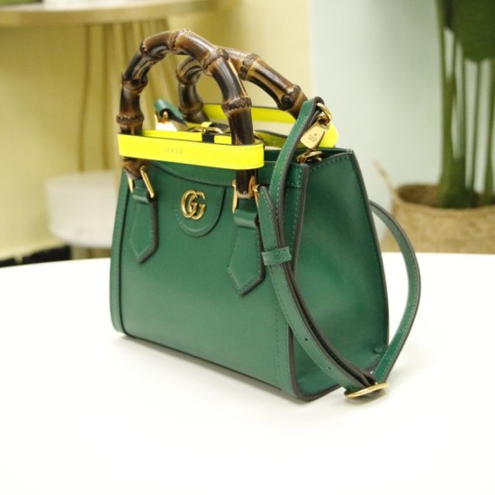 Fake Gucci Diana Mini Tote Bag 655661 Green Replica Replica Gucci Diana Mini Tote Bag 655661 Green