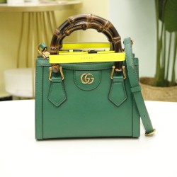 Replica Gucci Diana Mini Tote Bag ‎655661 Green