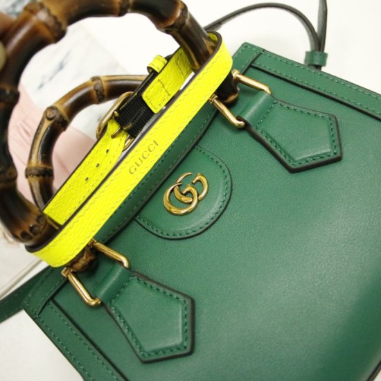 Fake Gucci Diana Mini Tote Bag 655661 Green Replica Replica Gucci Diana Mini Tote Bag 655661 Green