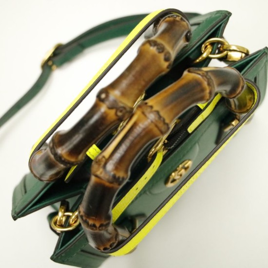 Fake Gucci Diana Mini Tote Bag 655661 Green Replica Replica Gucci Diana Mini Tote Bag 655661 Green