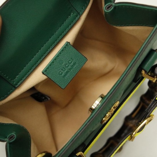 Fake Gucci Diana Mini Tote Bag 655661 Green Replica Replica Gucci Diana Mini Tote Bag 655661 Green