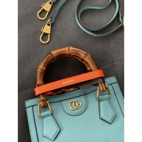 Replica Gucci Diana Mini Tote Bag 655661 Light Blue Fake Gucci Diana Mini Tote Bag 655661 Light Blue Replica
